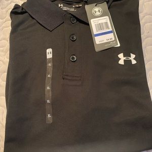 A modern classic with an athletic performance fit, this polo is Under Armour.